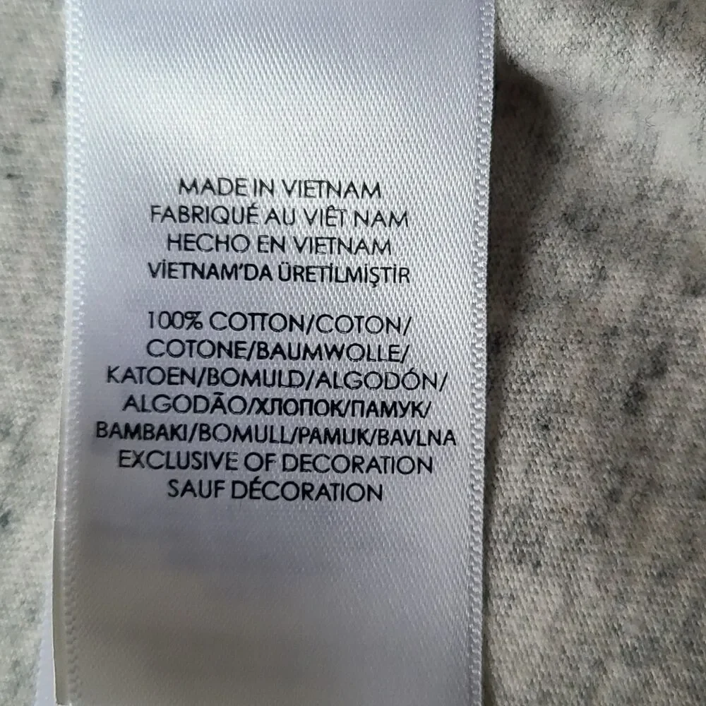 Polo Ralph Lauren Custom Fit T-Shirt Mens XXL Gray Long Sleeve Pony Logo Cotton